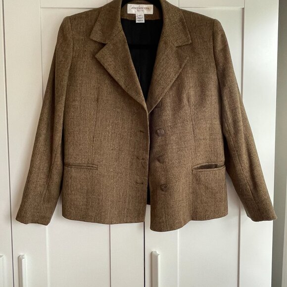 Jones New York Petite Worsted Wool Suit Set - Picture 7 of 12